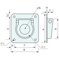 Rope Ring Recessed Zinc Plated 124mm