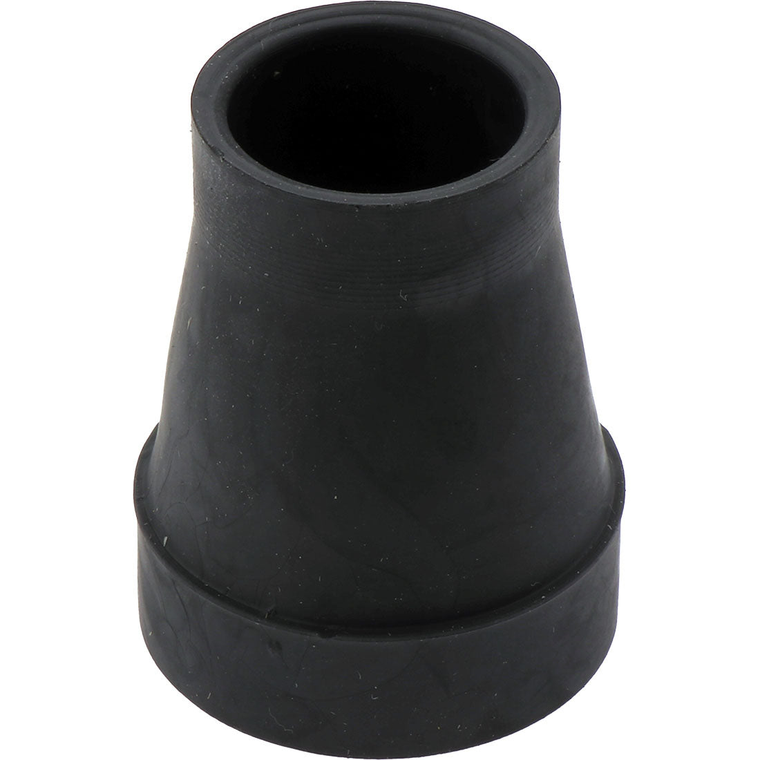 Heavy Duty Rubber Stick Tips Round Tube Black