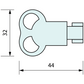Key for 5mm Pin Small