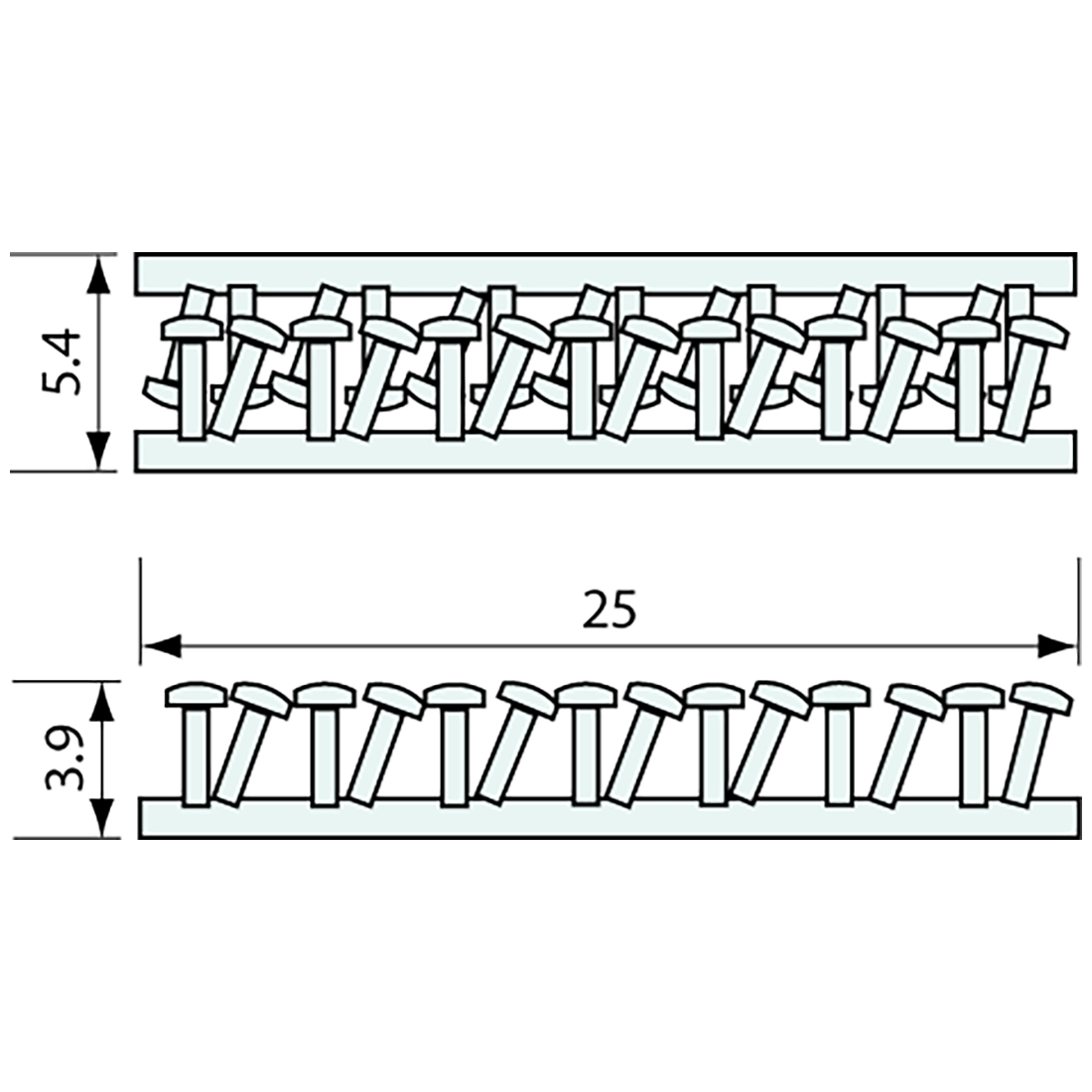 Adhesive Backed Interlocking Fastener Tape 25mm – Co-Mac