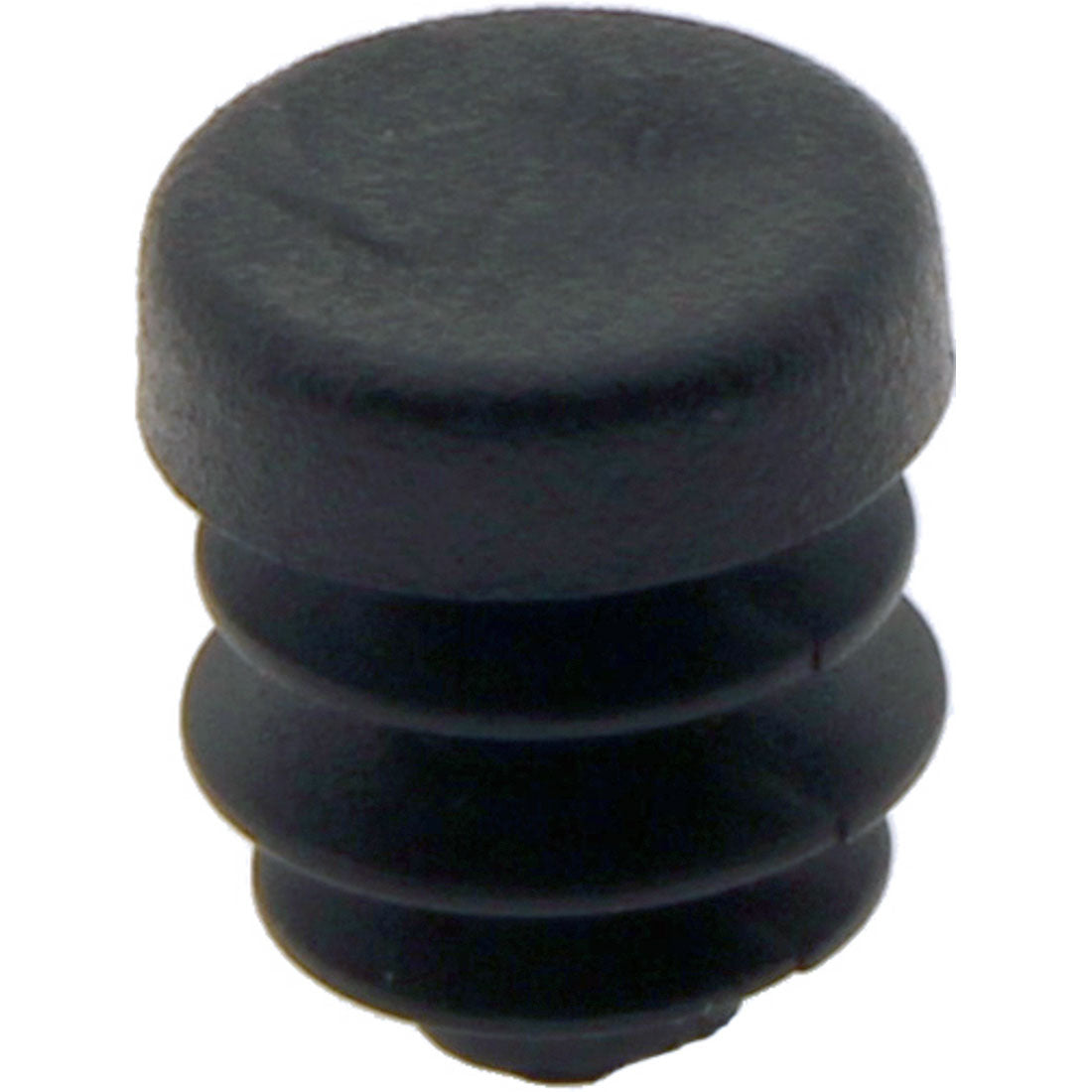 Round Plug Ribbed Black 13.0mm – Co-Mac