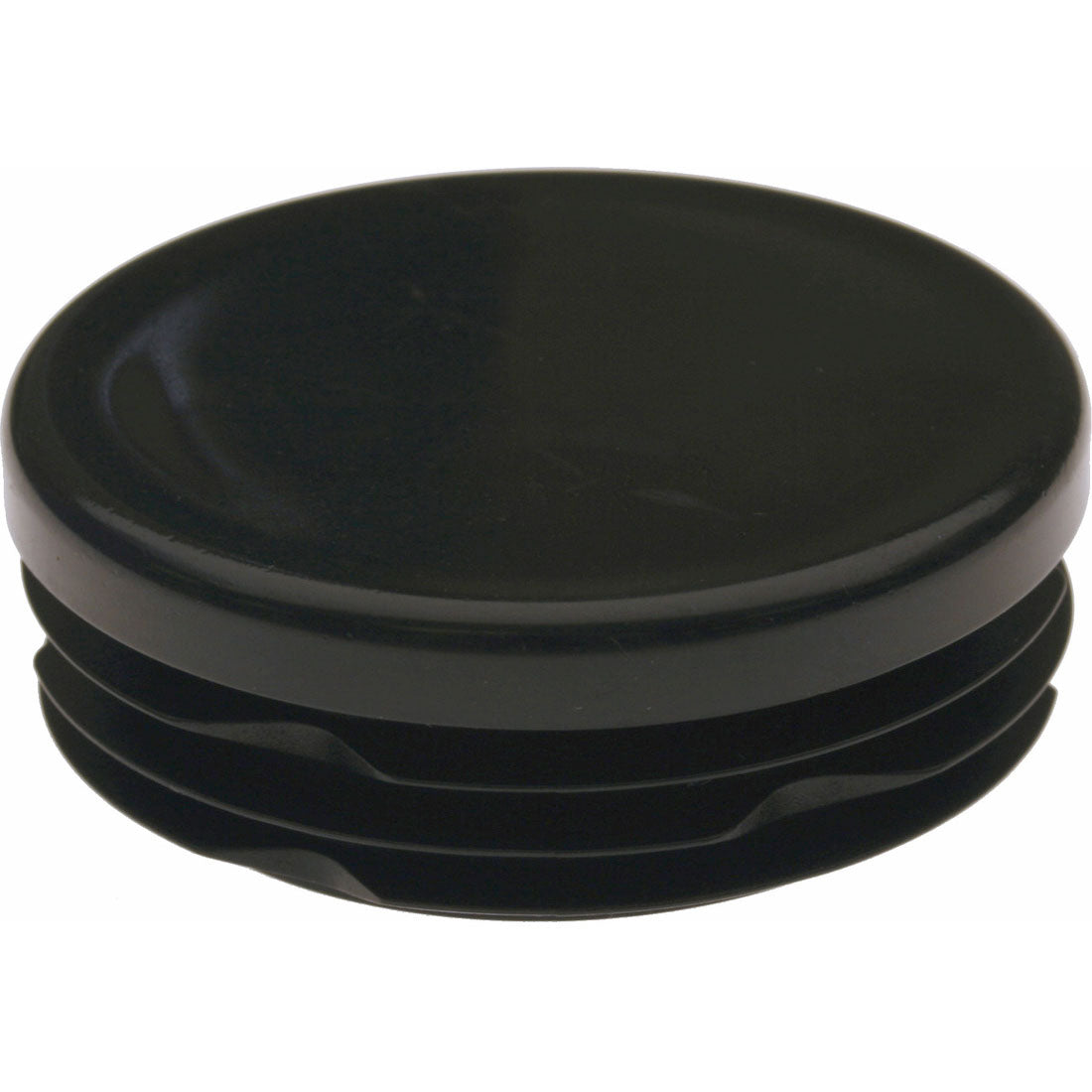 Round Plug Ribbed Black 47.7mm – Co-Mac