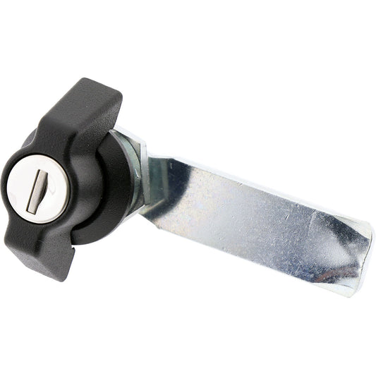 Wing Turn Cam Lock Black Powder Coated Keyed Alike