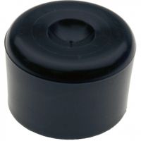 Round Cap Black 34mm