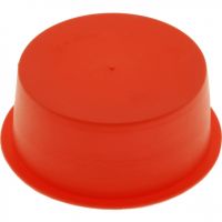 Cap Plug Polyethylene Red 53.5mm