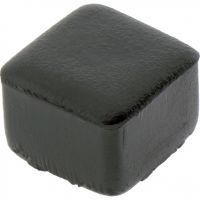 Square Cap Black 12.7mm