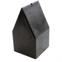 Angle Square Cap Nylon Black 40mmx40mm