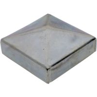 Square Cap Steel Pyramid Top Zinc Plated 30mm