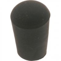 Stick Tip Round Tube Rubber Black 4.1mm