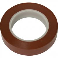 Hi Temp Adhesive Tape Polyester Brown 25mm Wide 66m Length