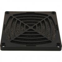 Fan Guard Round and Filter Black 80mm