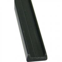 Channel Extrusion Retainer PVC Black 10mm