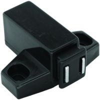 Magnetic Touch Latch Black 40mm