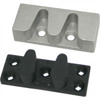 Door Dovetail Strike Set Alloy and Rubber 60mm