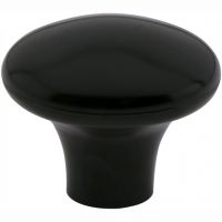 High Temperature Tapered Handle Black Knob 28mm Height 3/16W Thread