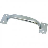 Grab Handle With Mounting Holes Zinc Plated 146mm