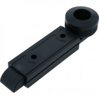 Slam Latch Nose Down With Pull Knob Black 80mm