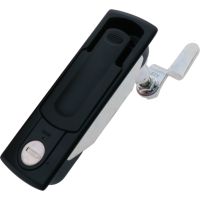 Key Locking Flush Lift and Turn Compress Latch Locking Black 115mm