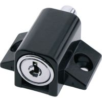 Push Button Pin Lock Zinc Black 32mm