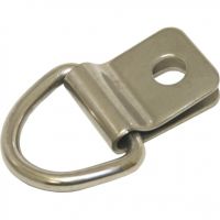 Rope Ring Surface Mount Single Hole Fixing Stainless Steel 33x39mm
