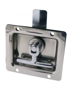 Drop T Centre Latch Only Non Locking Stainless Steel